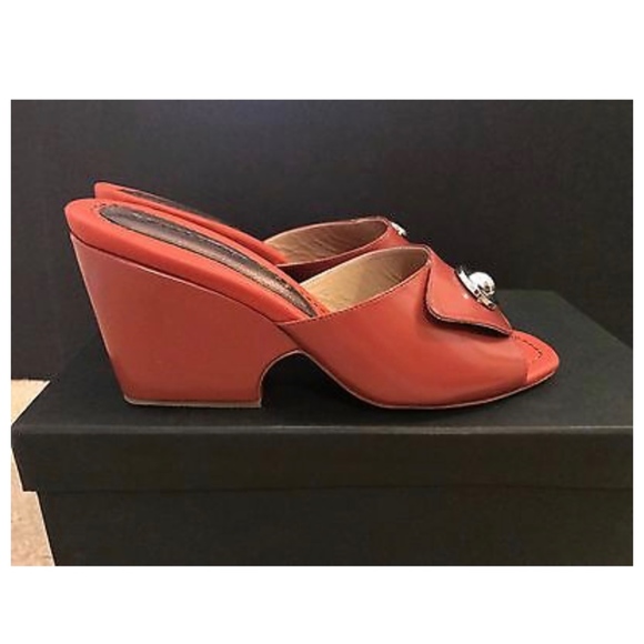 ANTHROPOLOGIE BY RACHEL COMEY HESS MULES SIZE 7,5M - Picture 3 of 6